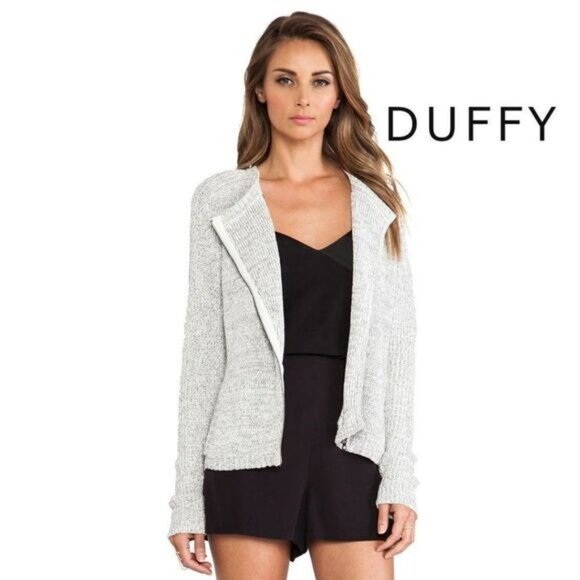Duffy Women's Knit Cardigan Sweater with Front Pockets - Picture 3 of 8